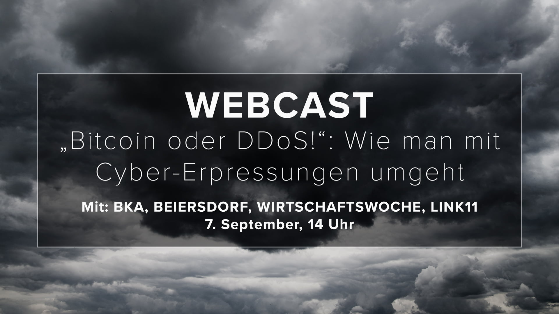 Paneldiskussion: „Bitcoin oder DDoS!“: Wie man mit Cyber-Erpressungen umgeht