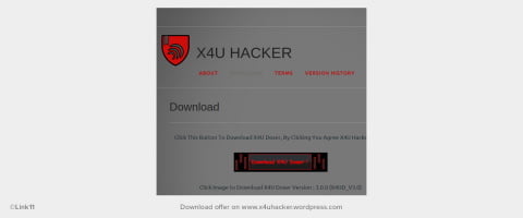 User interface of the DDoS tool X4U Doser